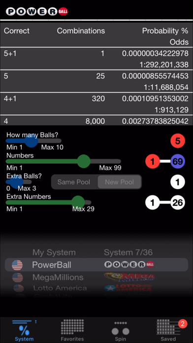 Lotto with lucky numbers Screenshot