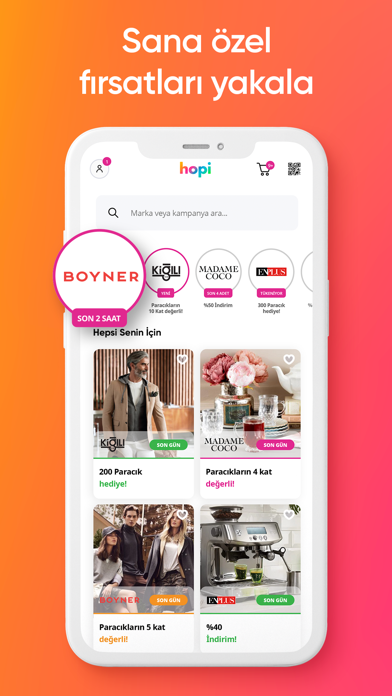 Screenshot #2 pour Hopi – Alışverişin App'i