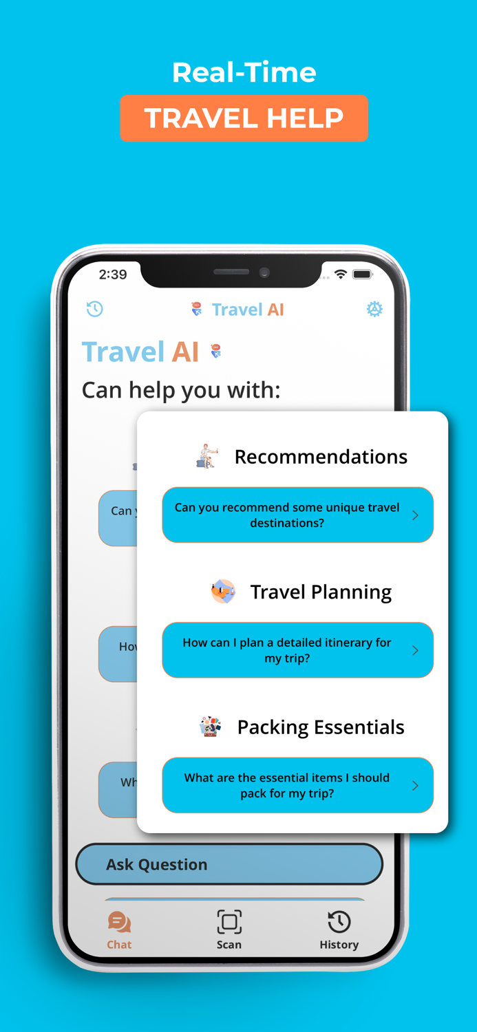 Travel AI - Chatbot
