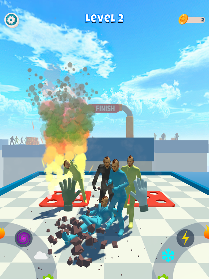 Element war 3D - Magic Hands