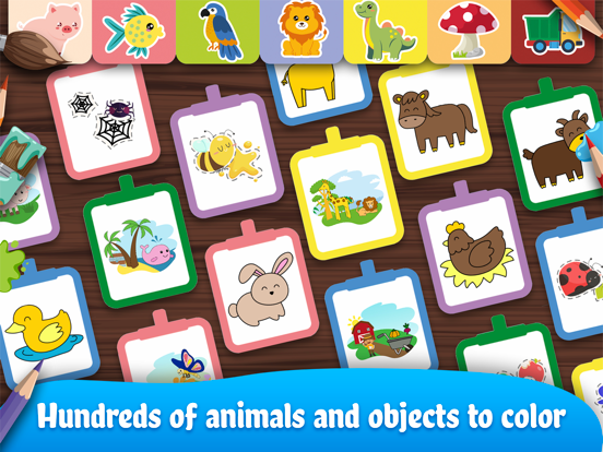 Draw & Color: Toddler Games iPad screenshot 3 - Education app