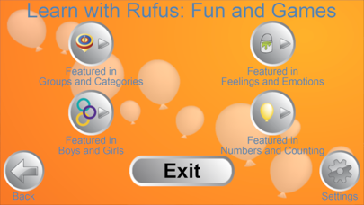 Learn with Rufus: Fun & Games Screenshot