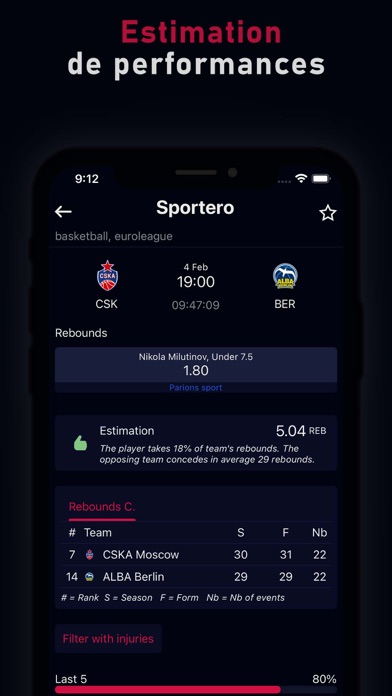 Screenshot #1 pour Sportero - Pronostics sportifs