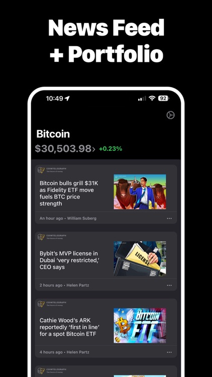 Bitcoin App for iPhone