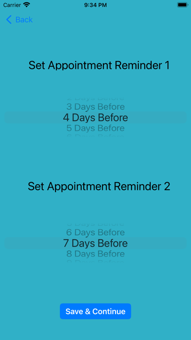 Text A Reminder Screenshot