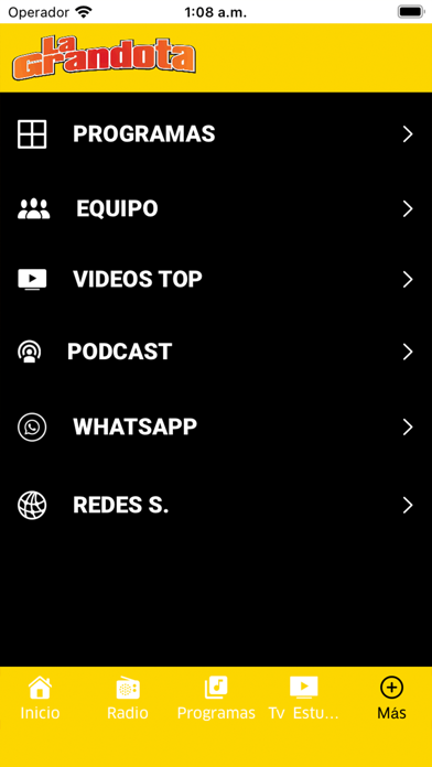 La grandota 97.5 FM Screenshot
