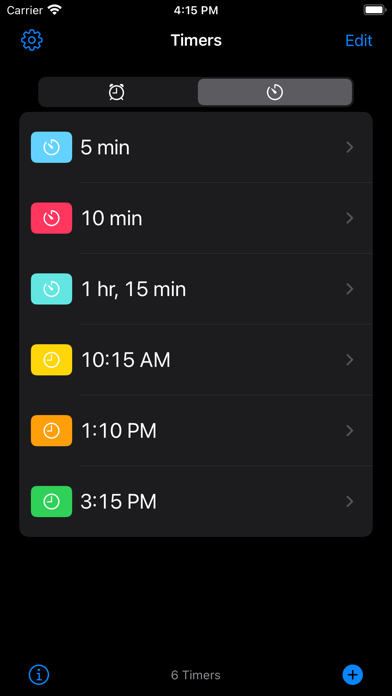 Vibration Alarm Clock & Timer Screenshot