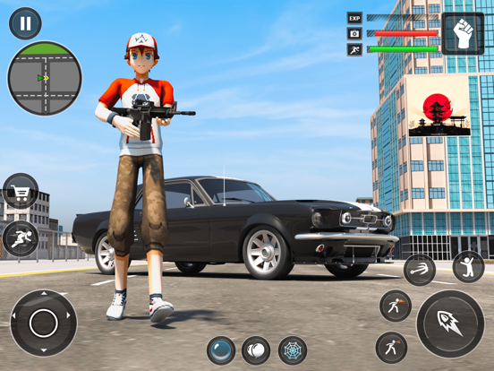 Epic Anime Gangster City iPad screenshot 5 - Games app