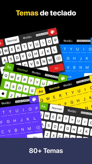 Captura de pantalla de UFonts: Fuentes Y Teclados en iPhone 9