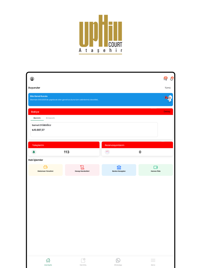 Uphill Court Ataşehir A Ada