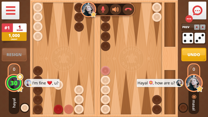 Backgammon - Online