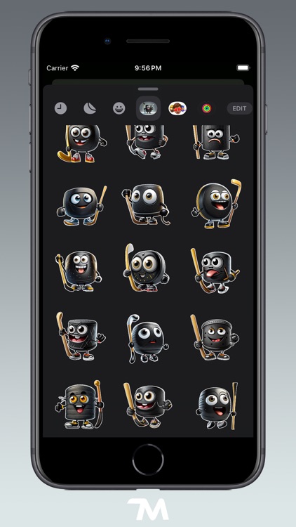 Hockey Faces Stickers