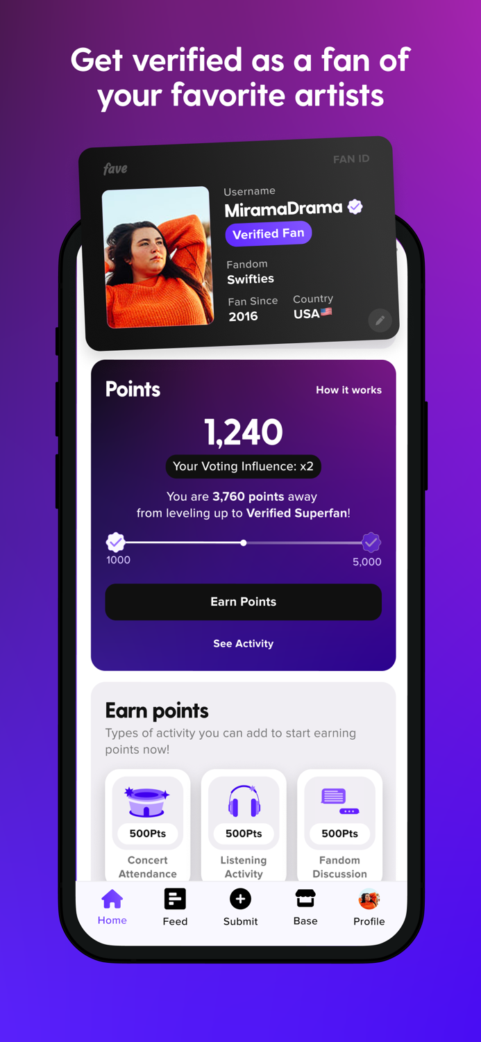 Fave - For Passionate Fans