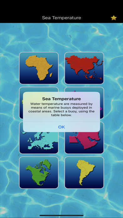 Sea Temperature Screenshot