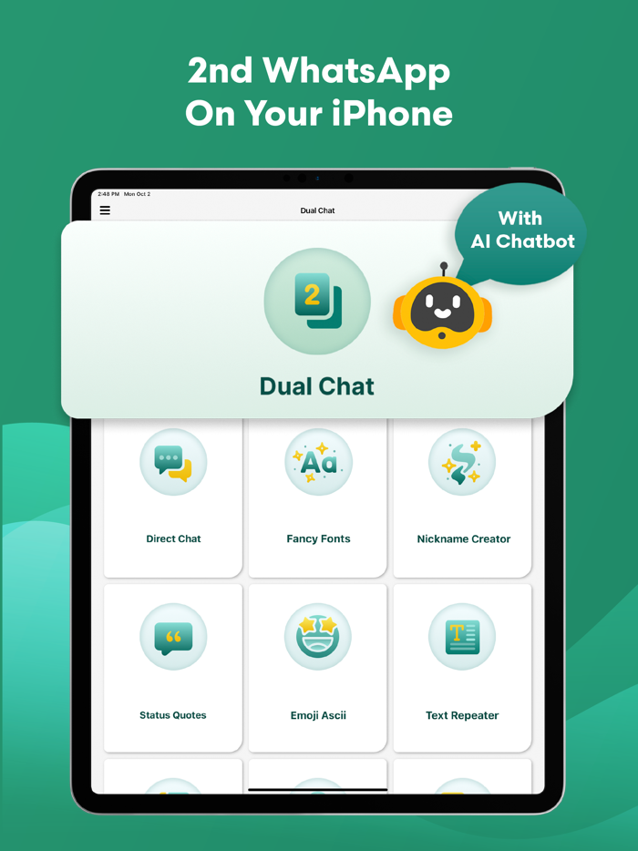 Dual WA Web Messenger Duo