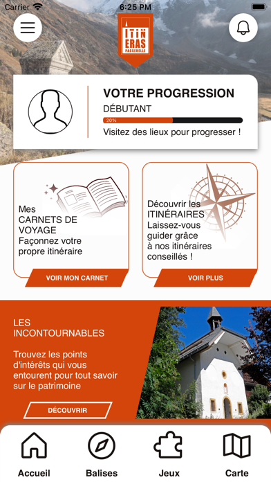 Itineras Passerelle Screenshot