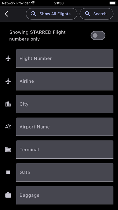 Zurich Kloten Airport: Flights Screenshot