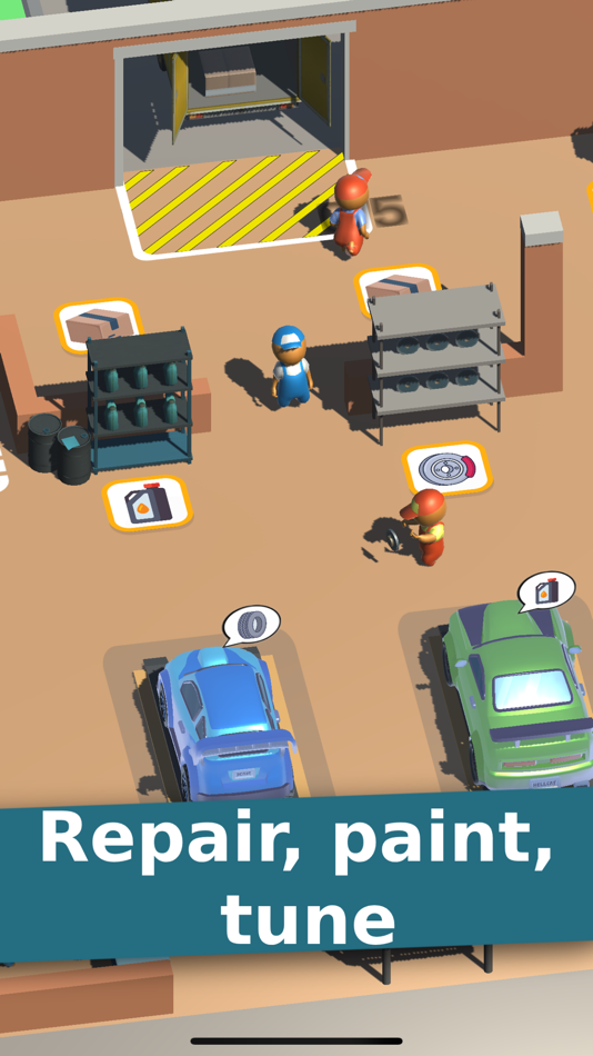 #2. Car Mechanic Tycoon-Idle Game (iOS) 由: Roman Konstantinov