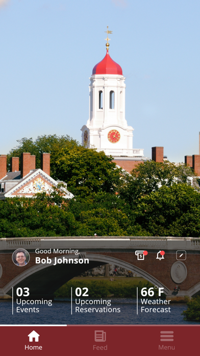 Harvard Club of Boston Screenshot