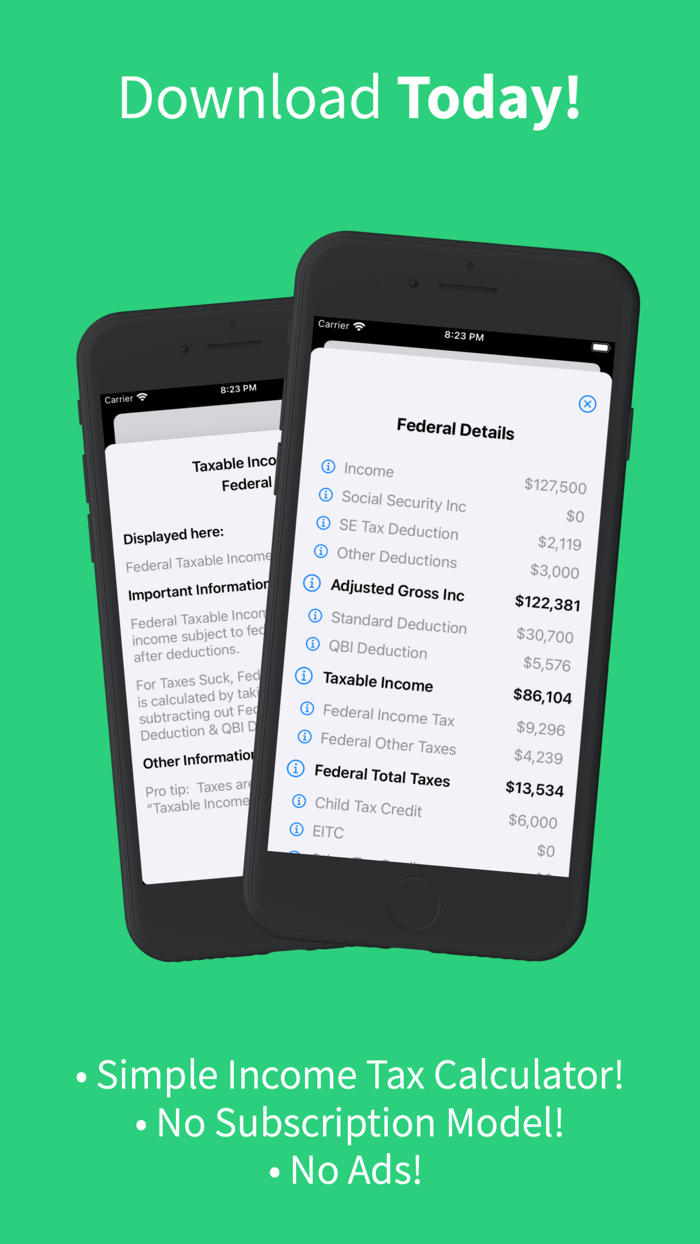 Taxes Suck USA Tax Calculator