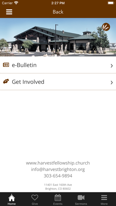 Harvest Fellowship Church Screenshot