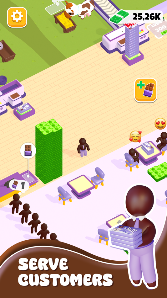 #5. Chocoland - Idle Game (iOS) By: YAMY STUDIO YAZILIM VE OYUN GELISTIRME ANONIM SIRKETI