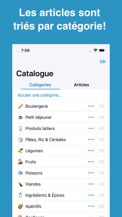 Screenshot #3 pour Shoppylist - Liste de courses