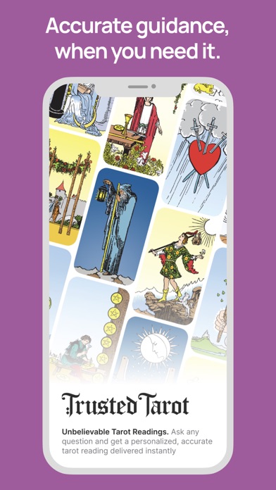 Trusted Tarot Screenshot 1 - AppWisp.com Trusted Tarot Screenshot 1 - AppWisp.com