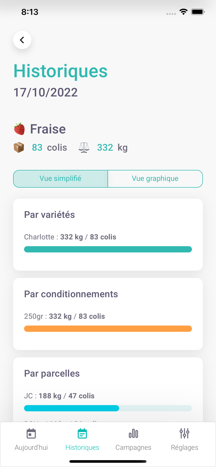 Agri IO - Suivi Expédition