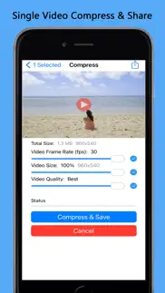 How to cancel & delete compress videos+ 3