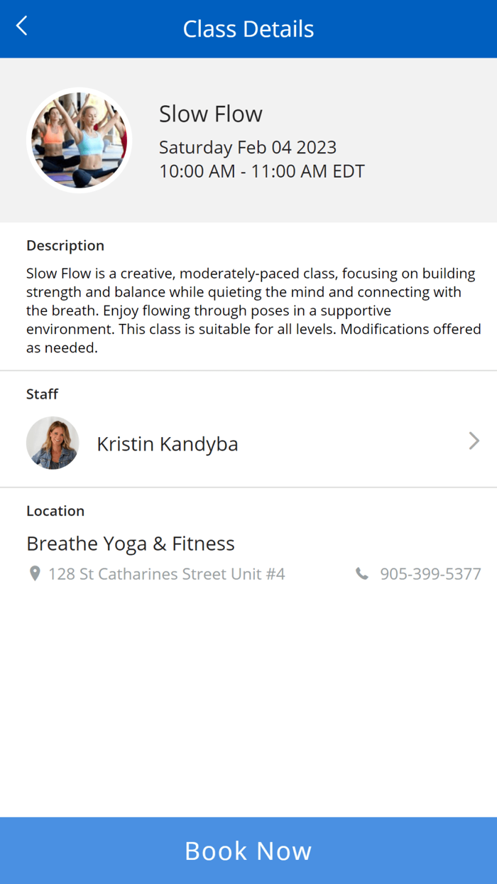 Breathe Yoga and Fitness