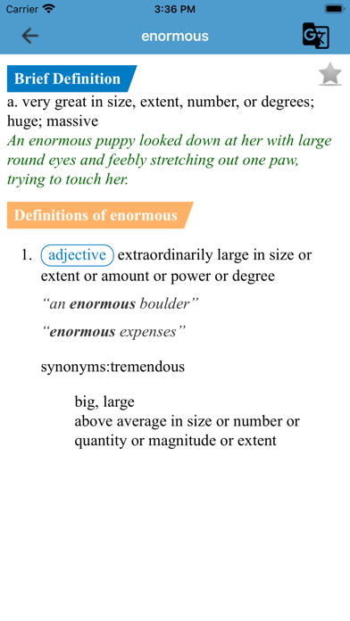 5000 GRE Vocabulary Screenshot