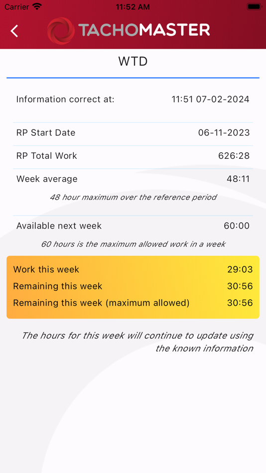 #3. Tachomaster Worker (iOS) Podle: Road Tech Computer Systems Ltd.