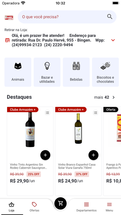 Armazém do Grão Delivery Screenshot