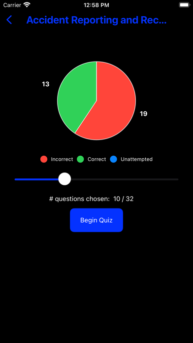 Construction Card MAP Test Screenshot