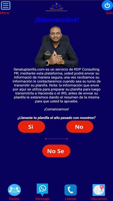 LlenaTuPlanilla.com Screenshot