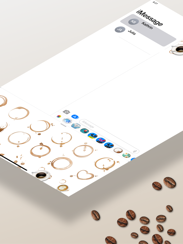 Coffee Stains Stickers