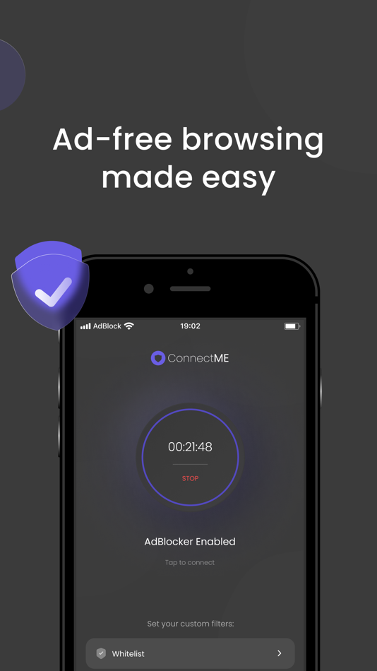 #3. ConnectME Adblocker (iOS) 由: Ostap Kulyk
