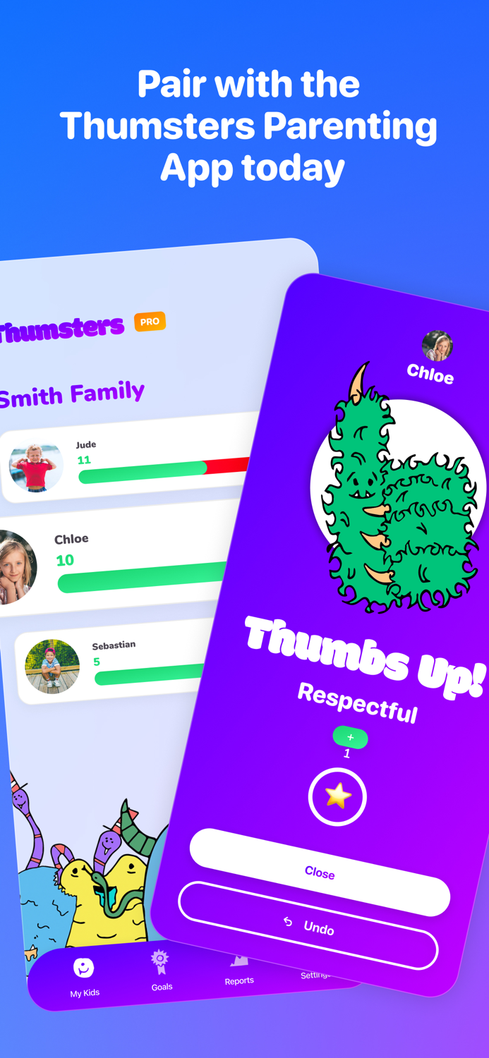 Thumsters Kids Companion App