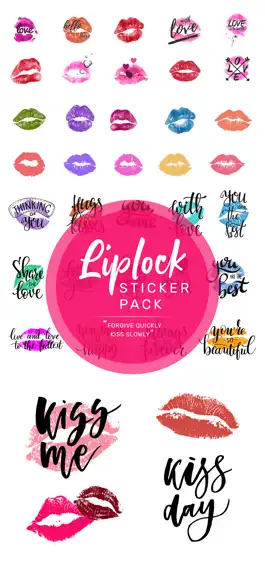 Game screenshot Lipstick Kiss Stickers apk