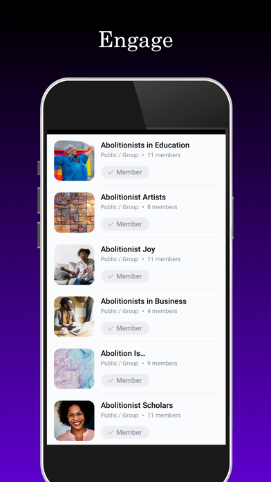 Abolitionist Sanctuary iPhone screenshot 5 - Social Networking app