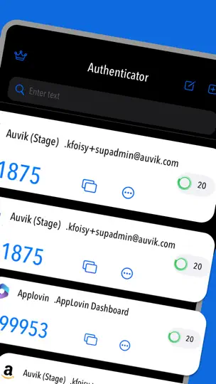 Captura de pantalla de Aplicación De Autenticación + en iPhone 2