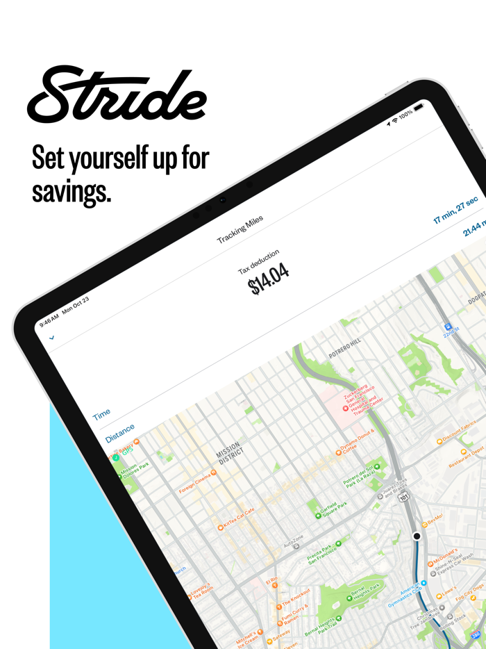 Stride Mileage and Tax Tracker