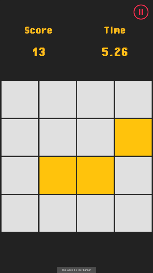 #2. Don't Miss - Click On Tiles (iOS) 由: Arda Erbaharli
