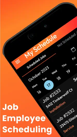 Employee Scheduling CRM Mobile screenshot 1