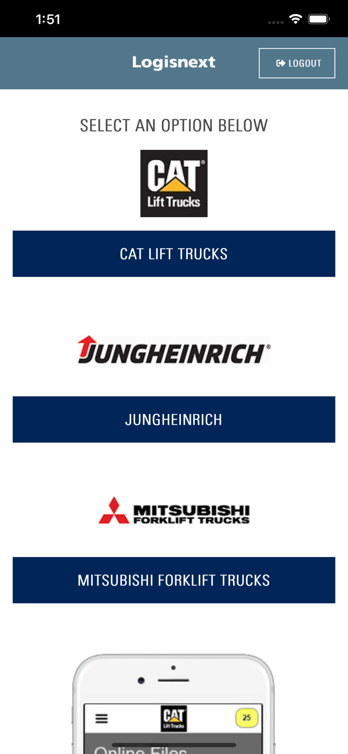 Logisnext Forklift Sales App