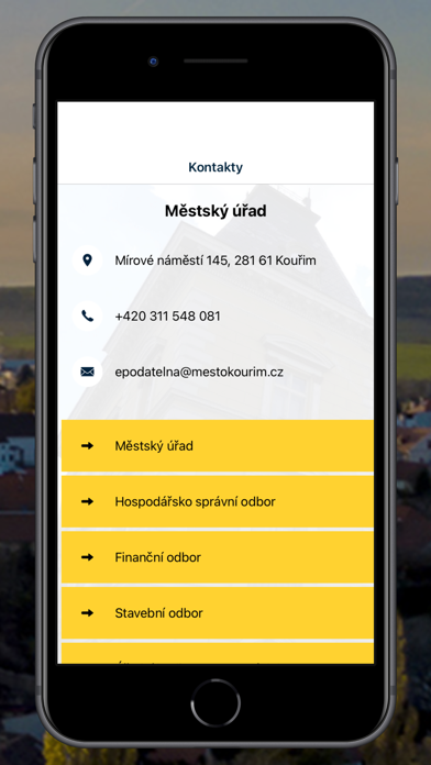 Město Kouřim Screenshot