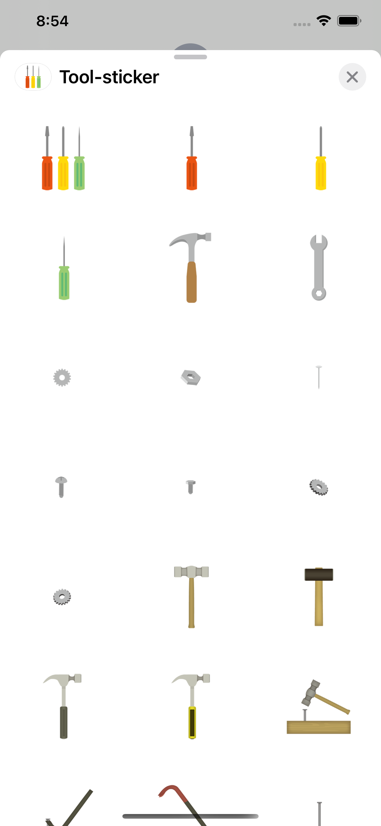 Adesivo utensile