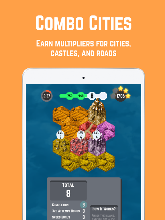 Hexa Puzzle Saga iPad screenshot 5 - Entertainment app