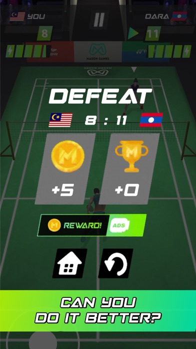 Shuttle Smash Badminton League Screenshot
